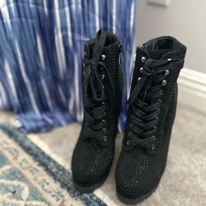 Hot Black Gothic Booties